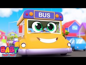 Wheels On The Bus, Yellow Bus and Vehicles Rhymes For Kids