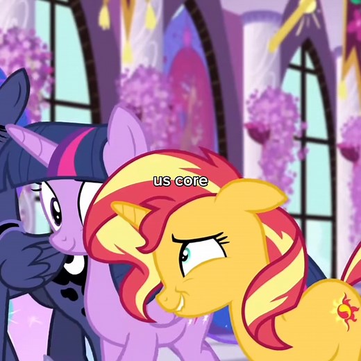 Suntwi and Sunset Shimmer Animation with Twilight Sparkle