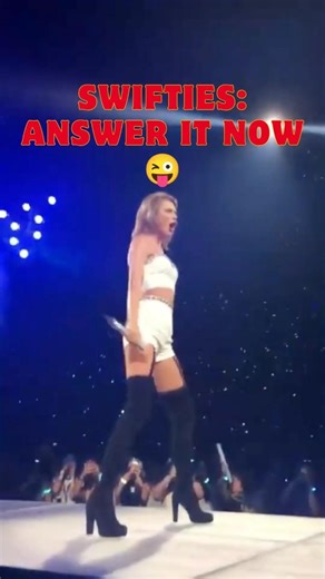 ANSWER IT NOW! ⏱️ Taylor Swift Trivia #swifties #taylorswift #shorts