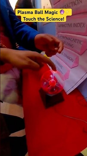 Plasma Ball Experiment 🔮⚡ | Stunning Science Model by Students