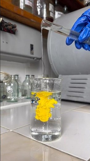 Lead Iodide Precipitate |#shorts