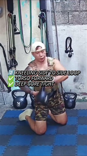⚒️ 10 Minute Kneeling Kettlebell Flow: Zero Feet, All Core and Control