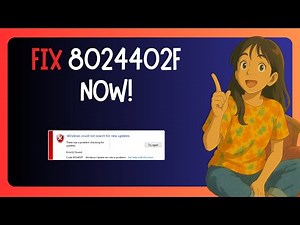 How To FIX "Windows Update Error 8024402f"