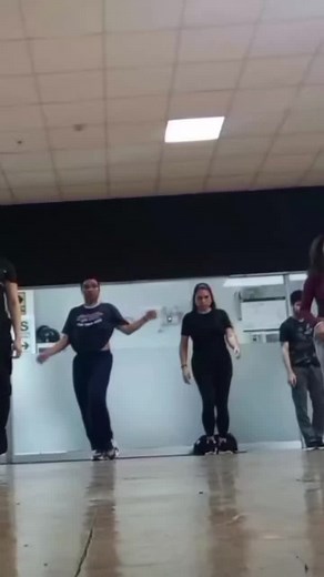 Jazz Dance Routine in a Studio Setting