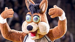 Burn! Spurs' Coyote trolls the Houston Rockets