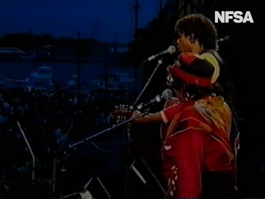 On this day in 1993, Archie Roach and Ruby Hunter performed an outdoor concert to a big crowd on the steps of the Sydney Opera House. The concert was part of the celebrations for the Opera House's 20th anniversary. Dive into the collection that explores the collaboration between Ruby and Archie. https://www.nfsa.gov.au/collection/curated/archie-roach-and-ruby-hunter #MonthofMusic #OnthisDay #ArchieRoach #RubyHunter #blues #soul #music #indigenousmusic #indigenousmusicians ##firstnations [ ARCHIE