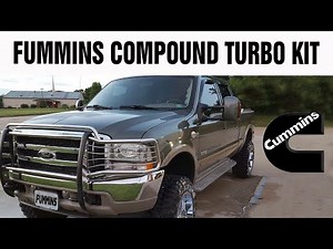Fummins Compound Turbo kit for Ford conversion with a Cummins
