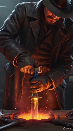 Foreman Ross crafting his Skakem