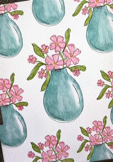 Draw watercolour flowers with me on procreate on the iPad 🌸🌸 The brushes and canvas im using are both part of the realistic watercolour brush set available on my website linked in my bio 🩷 . . . #procreateart #procreate #procreatetutorial #drawwithme #digitalart #ipadart #drawingtutorials #digitalwatercolor #howtodraw #digitalartbeginner #stickershop #stationeryshop #flowerdrawing