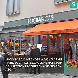 Luciano's in Woking is run by Marco Pierre White's son and the famous chef was there last week to show his support | Surrey Live