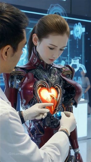 Humanoid AI Fixes Its Own System in Front of Scientists#humanoidrobot #ai#futuretech#robotgril