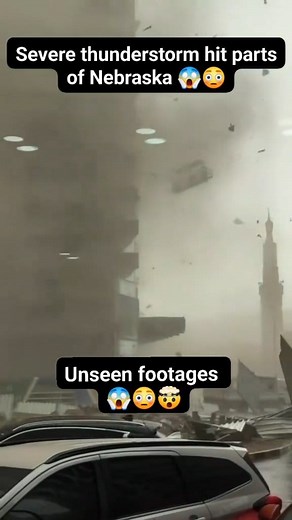 Unseen footages of severe thunderstorm that hit parts of Nebraska USA 🇺🇸 🤯😳😱🫣😰 #thunderstorm #tornadowarning #tornado #thunderstruck #WeatherAlert #weatherreport | Bryan Bulac