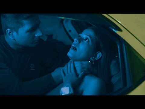 Woman strangled in car