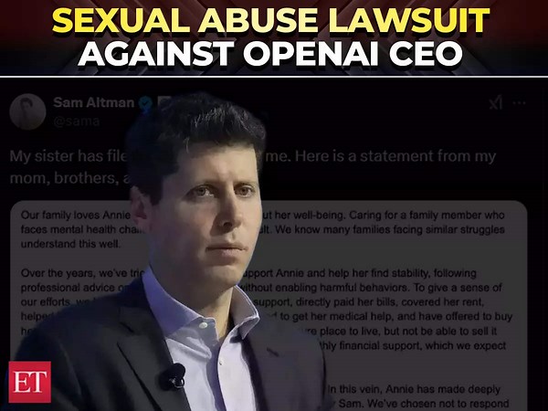 OpenAI's Sam Altman accused of sexual abuse by sister; family says her mental health issues to blame