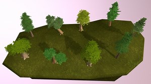 Low Poly Trees : Standard - 3D model by DAh Right (@dazbjax)
