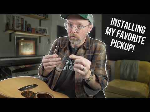 Installing my Favorite Acoustic Guitar Pickup - K&K Pure Mini