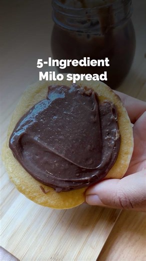 Take a trip down memory lane with this delicious super-easy, 5-ingredient Milo spread, perfect in-between your favourite biscuits or on toast! If you'd like this recipe, Google 'BestRecipes Milo spread'. #milorecipes #chocolatespread #homemadechocolatespread #homemade | Best Recipes