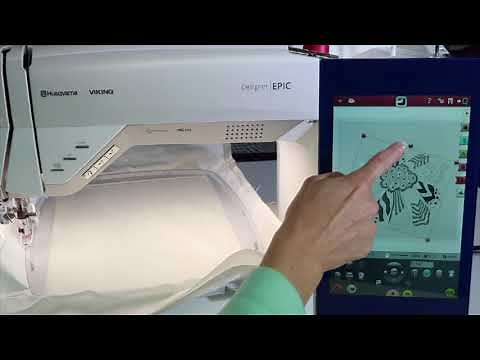 Viking EPIC 58 Embroidery Machine Tour