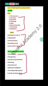 class 12 english syllabus 2024-25 cbse ‪@MadhviAcademy20‬