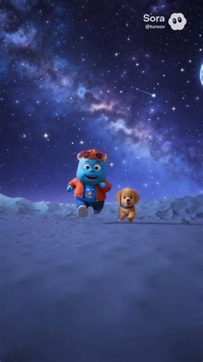 Tunezo's space adventures 💎 #trending #youtubekids #animation #disney