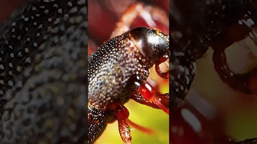 How the cape sundew locks its prey #urday #closeup
