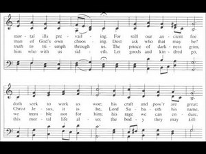 92 A mighty fortress is our God tenor