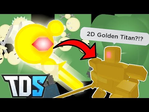 I Beat Golden Mode in 2D TDS... | Tower Defense Simulator SCRATCH