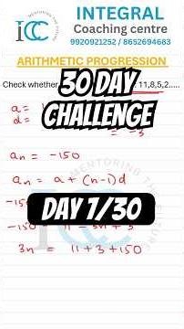 ICSE/CBSE Maths Challenge 📚 | Day 7 | Arithmetic Progression