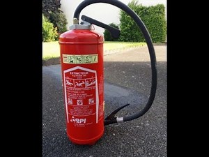 Présentation et test extincteur (CRPI) eau et additifs🧯