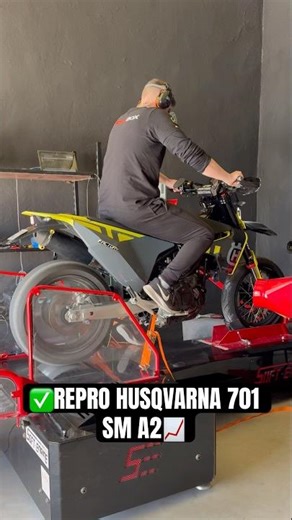 ✅REPRO HUSQVARNA 701 SM A2 2024📈 #Husqvarna#husqvarna701#701#supermoto#dynotest#repro#701supermoto