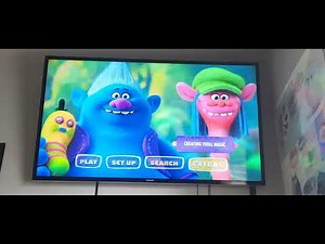 Trolls 2017 UK Blu-ray Menu Walkthrough
