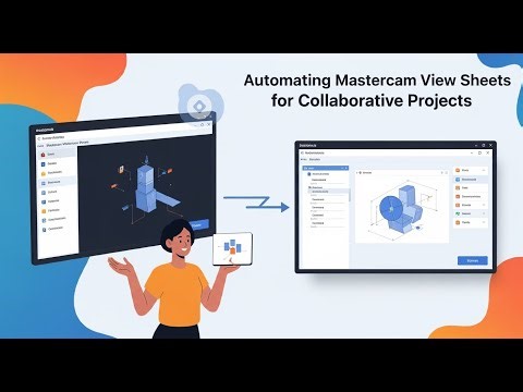 "Mastercam Tutorial: How to Create & Use View Sheets | Initialize Levels & Apply Them"