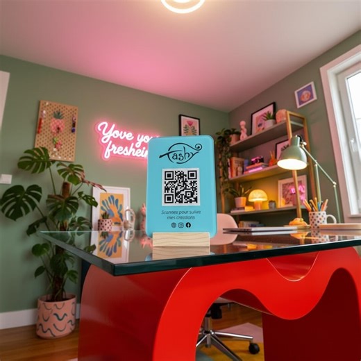 Custom Acrylic Qr Code Sign - Business Display 4x6 Inch - Durable Clear Acrylic, Social Media, Review Requests - Etsy