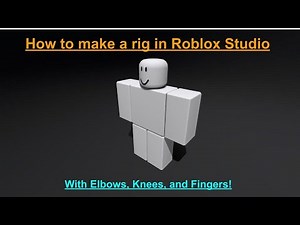 How to make a rig in Roblox Studio 2024!