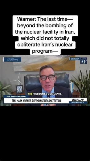 Warner: The last time—beyond the bombing of the nuclear facility in Iran, which did not totally obliterate Iran’s nuclear program—the last time we militarily intervened in Iran was in 1953, when the CIA overthrew an Iranian government that had been elected. Most historians say that ultimately led to awful actions that have taken place since the late ’70s. So this again begs the question: you’re supposed to keep Congress consulted. And the last comment I’ll make in this opening is that the thing 