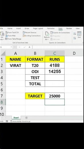 Goal Seek in Excel #excel #shortsfeed #shorts #computer