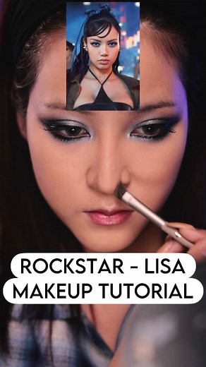 99K views · 4.1K reactions | [Makeup tutorial] LISA - ROCKSTAR Makeup Look #เมคอัพเปลี่ยนลุค #tiktoklooks #รีวิวบิวตี้ #TikTokFashion #dalba #Lisa #rockstar | Soundtiss | Facebook