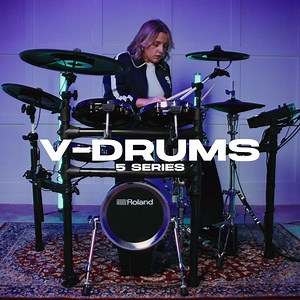 From practice to live gigs and even video production, V-Drums 5 Series is ready to play. | Roland