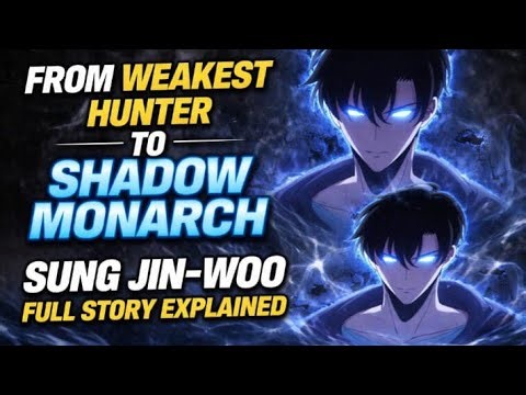 From Weakest Hunter to Shadow Monarch – Sung Jin-Woo Full Story Explained (Hindi) 🔥