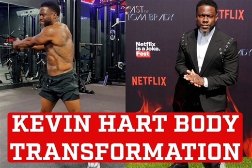 Kevin Hart shows a completely different body