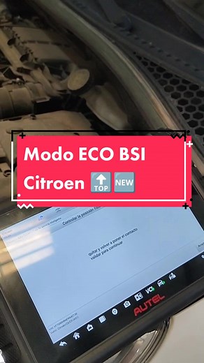 Modo ECO BSI Citroen #autel #auteliberica #autelmaxisys #mecanicotiktok #equipataller #diagnosis #psa #consejo