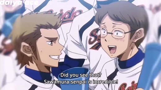 1M views · 7.9K reactions | Sawamura incredible pitching against sankou cleanup and 5th batter Clip from act02Ep15 ~admin daiya | Diamond no Ace | Facebook