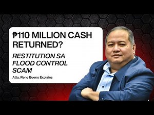 USAPANG BATAS: FLOODGATES OPEN: ALCANTARA RETURNS P110M FOR STATE WITNESS BID | 