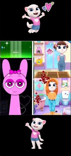 Daily🎺🎧🪇🥁💄👄🥳#mytalkingangela2 #angela