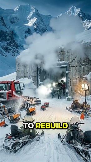 SNOW MOUNTAIN BUNKER RESTORATION #facts #bunker #viral #ai