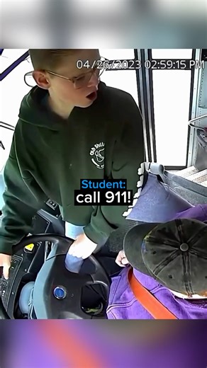 Student Prevents a School Bus Disaster