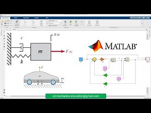 MATLAB Tutorial : Simulink of a SDOF Mass-Spring-Damper System in MATLAB - Mechanical Vibration