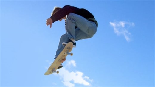 Man, Skating, Sky. Free Stock Video