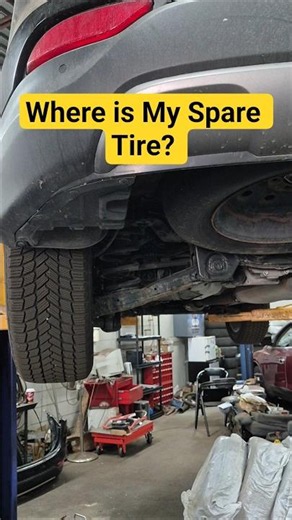 No Spare Tire in Car
