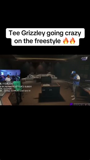 #teegrizzley #gta5 #fivem #rapping #freestyle | tee grizzley